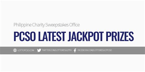 6 digits jackpot prize today|PCSO Official .